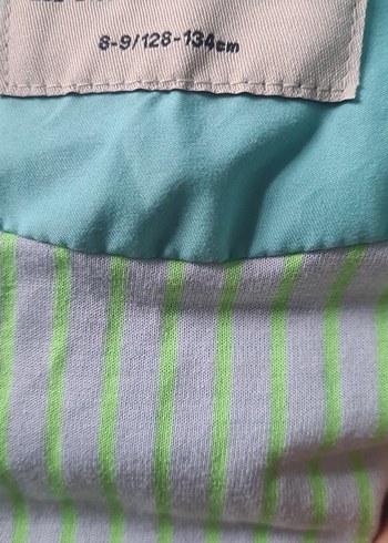 Kız Çocuk Turkuaz Kapüşonlu Fermuarlı Yağmurluk - Görsel 4