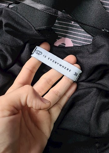 Dantel Detaylı Siyah Midi Strappy Elbise - Görsel 6