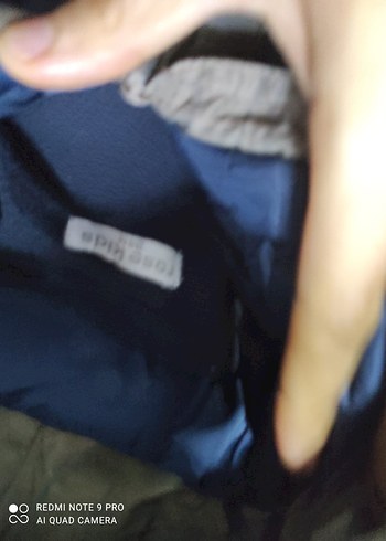 Koyu Mavi Fermuarlı Bebek Erkek Kayak Tulumu - Görsel 5