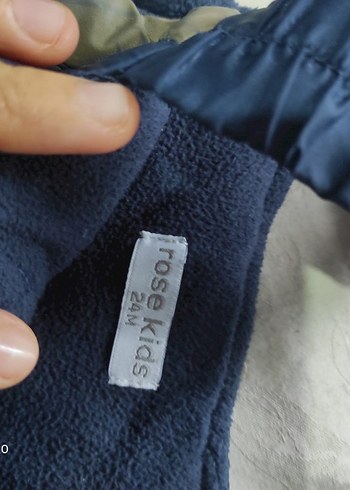 Koyu Mavi Fermuarlı Bebek Erkek Kayak Tulumu - Görsel 4