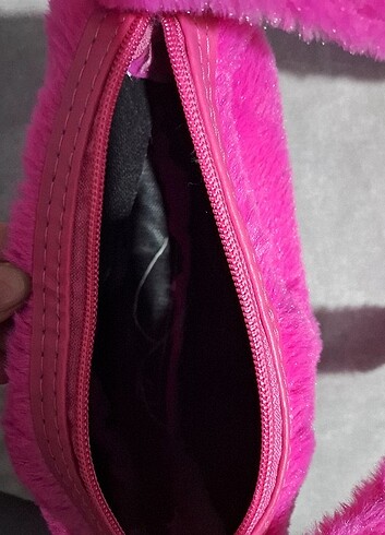 Diğer Peluş pembe çanta 