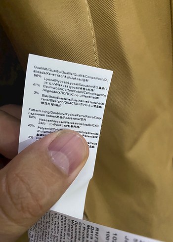 40 Beden Bej Düğmeli BOSS kadın Ceket