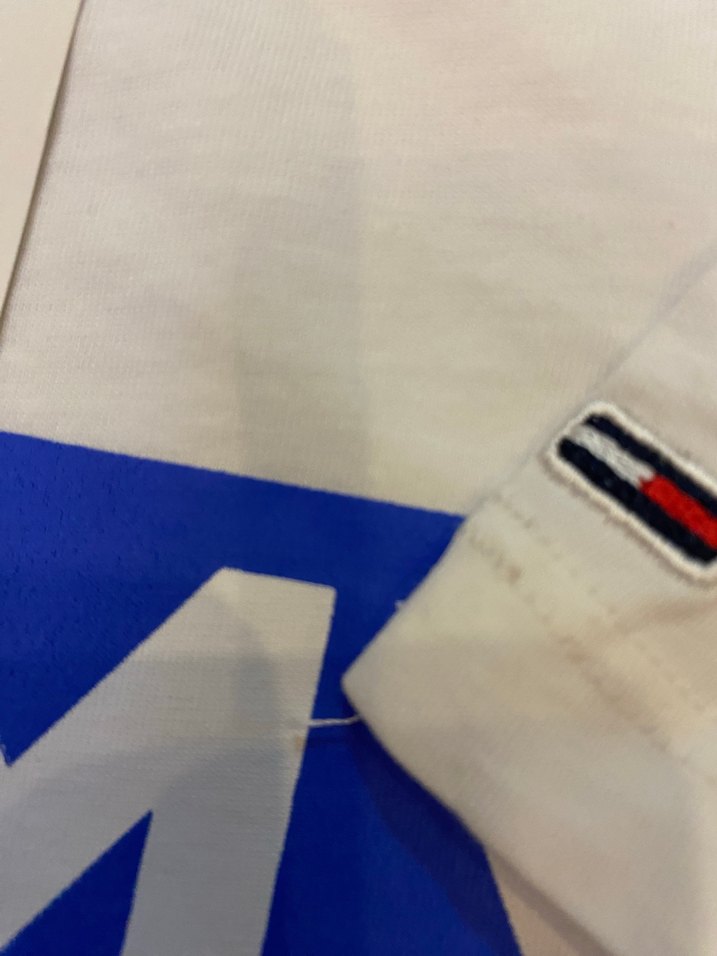 Tommy Hilfiger Beyaz Baskılı Kısa Kollu Tişört - Görsel 2