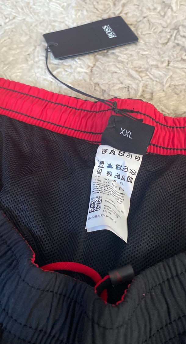 Siyah Mini Bol Kesim Erkek Şort - Görsel 3