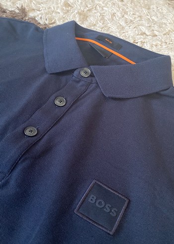 Erkek Lacivert Uzun Kollu Polo Tişört - Görsel 2