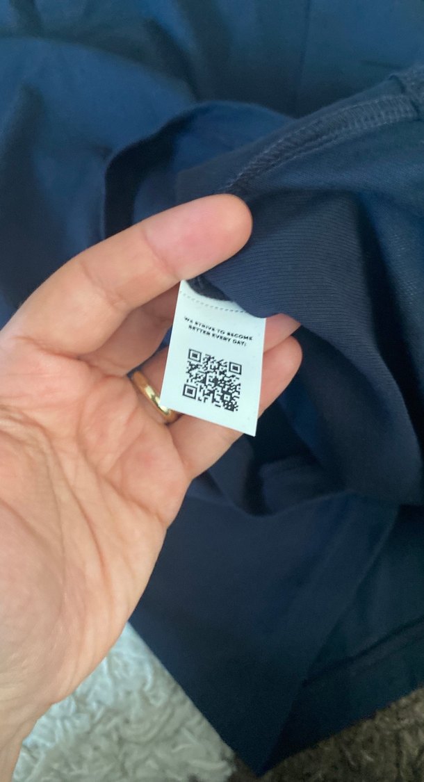 Erkek Lacivert Uzun Kollu Polo Tişört - Görsel 4