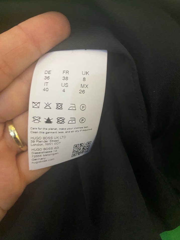 HUGO Yeşil Mini Etek - Görsel 5