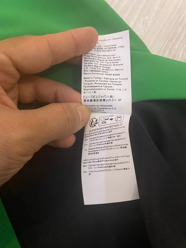 HUGO Yeşil Mini Etek - Görsel 4