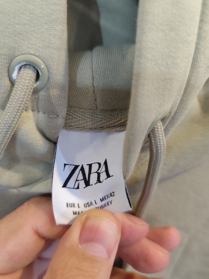 unisex oversize kapşonlu sweatshirt orjinal ihracat fazlası ürün - Görsel 3