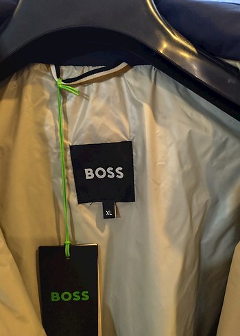 BOSS lacivert Fermuarlı Erkek Mont - Görsel 2