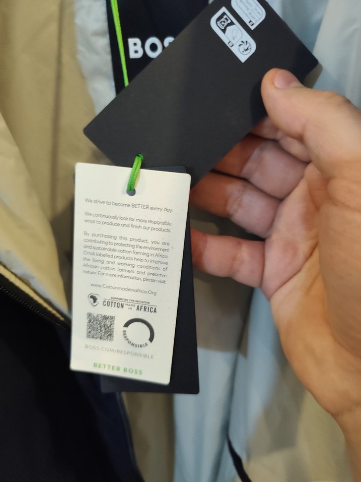 BOSS lacivert Fermuarlı Erkek Mont - Görsel 4