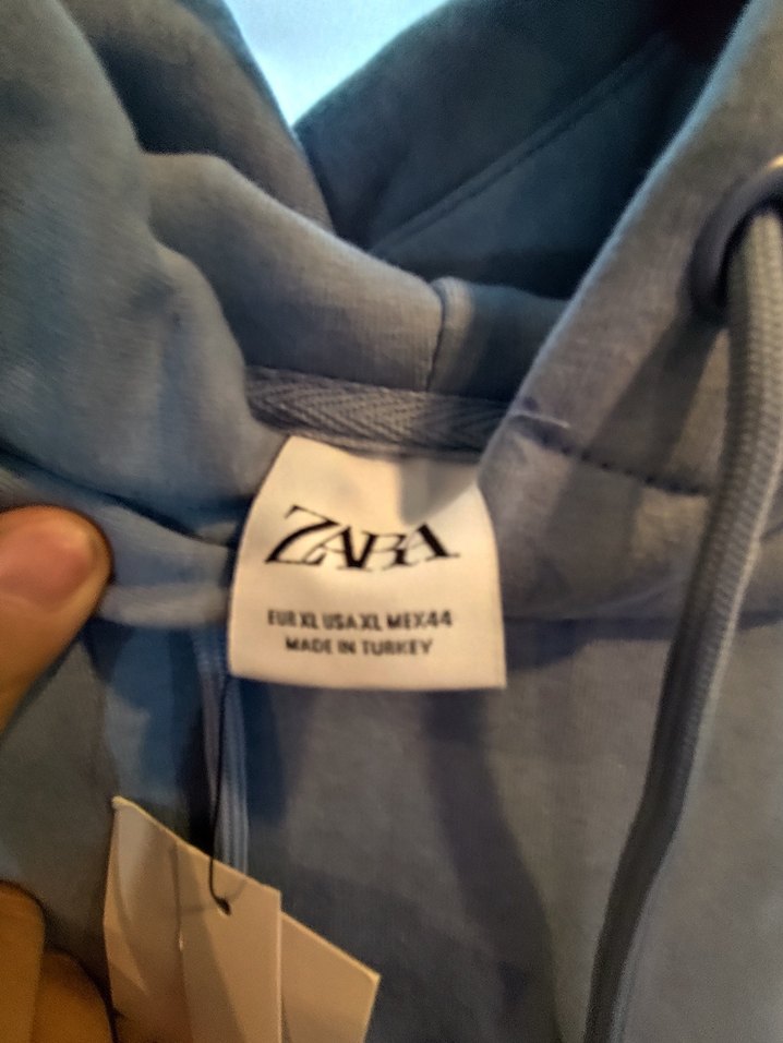 Gri Kapüşonlu Rahat Kesim Sweatshirt - Görsel 3