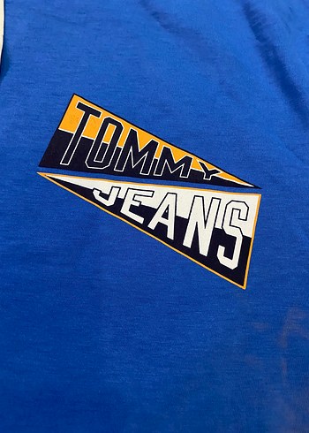 Mavi Baskılı Loose Fit Erkek Tişört - Görsel 2