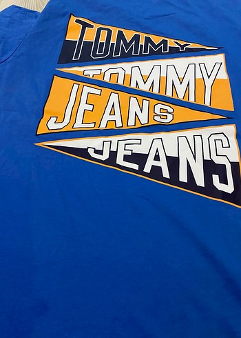 Mavi Baskılı Loose Fit Erkek Tişört - Görsel 5