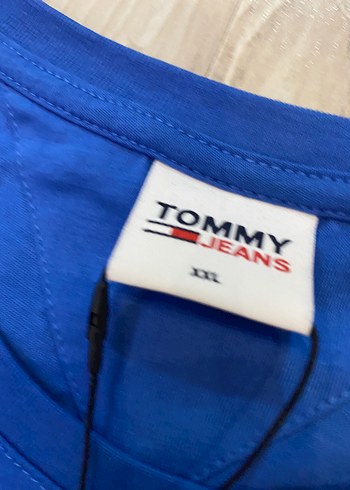 Mavi Baskılı Loose Fit Erkek Tişört - Görsel 3