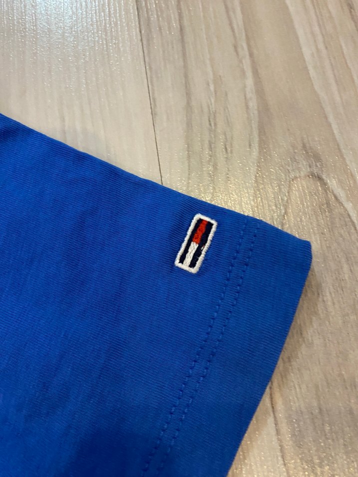 Mavi Baskılı Loose Fit Erkek Tişört - Görsel 4