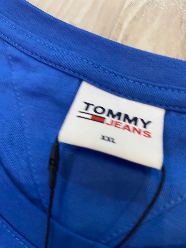 Mavi Baskılı Loose Fit Erkek Tişört - Görsel 3