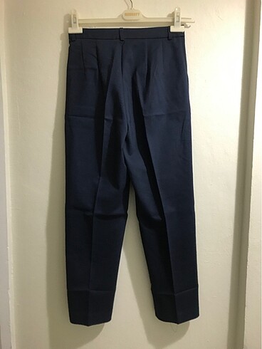 Stradivarius Lacivert Chino Pantolon - Görsel 5