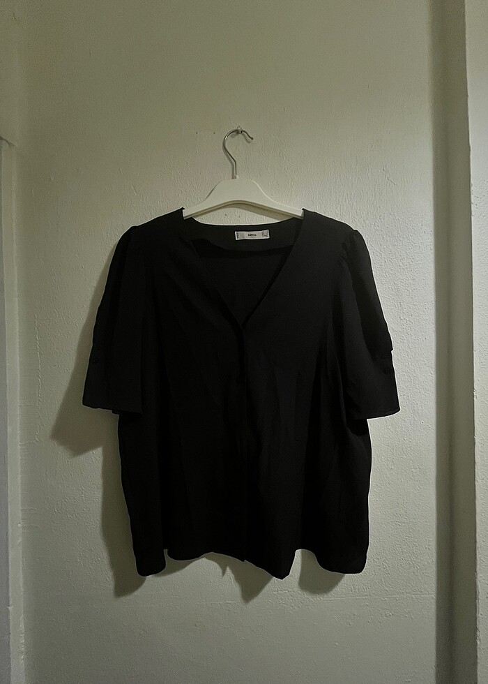 Mango Siyah Bluz - Görsel 4