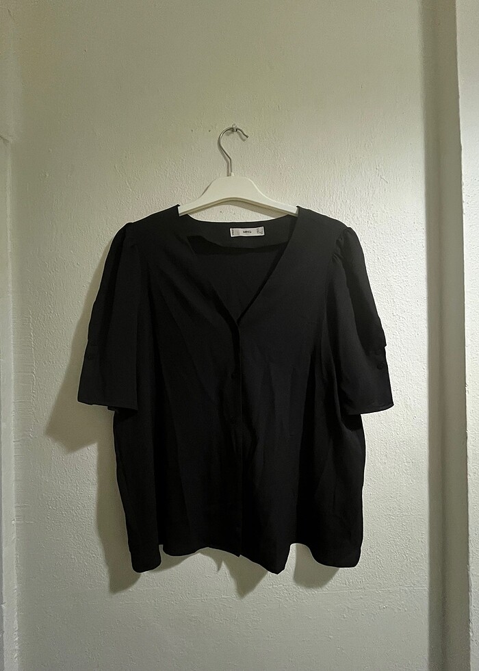 Mango Siyah Bluz - Görsel 3