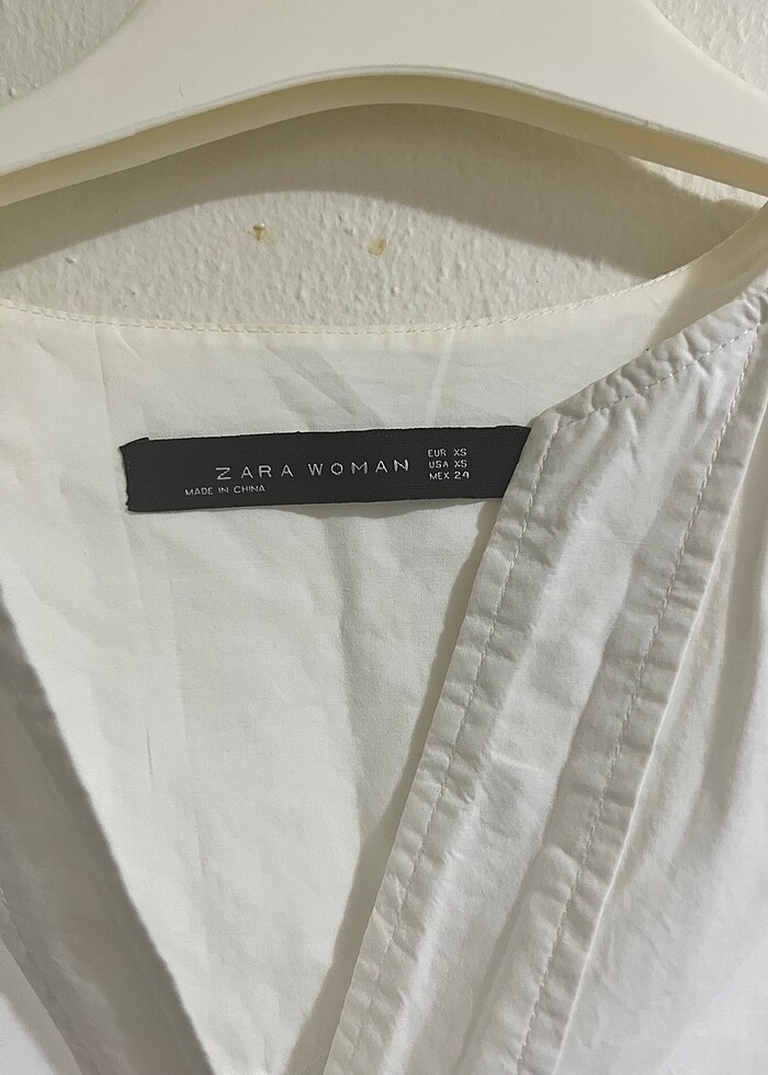 Zara Beyaz Gömlek - Görsel 5