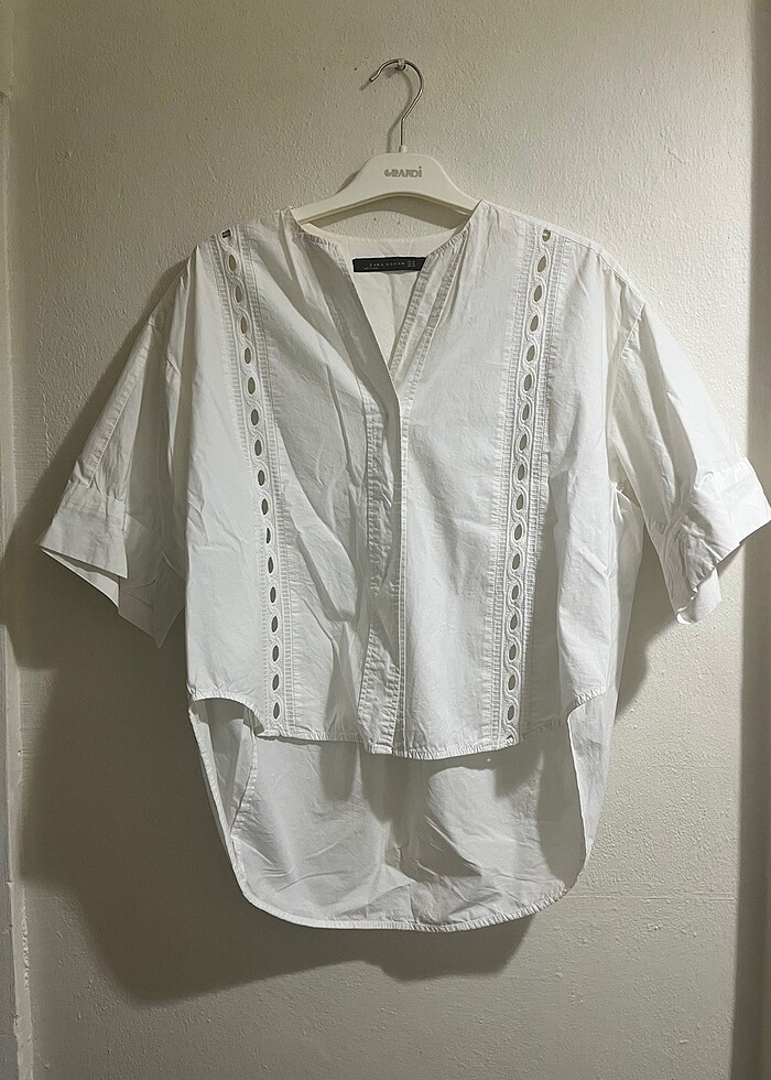 Zara Beyaz Gömlek - Görsel 2