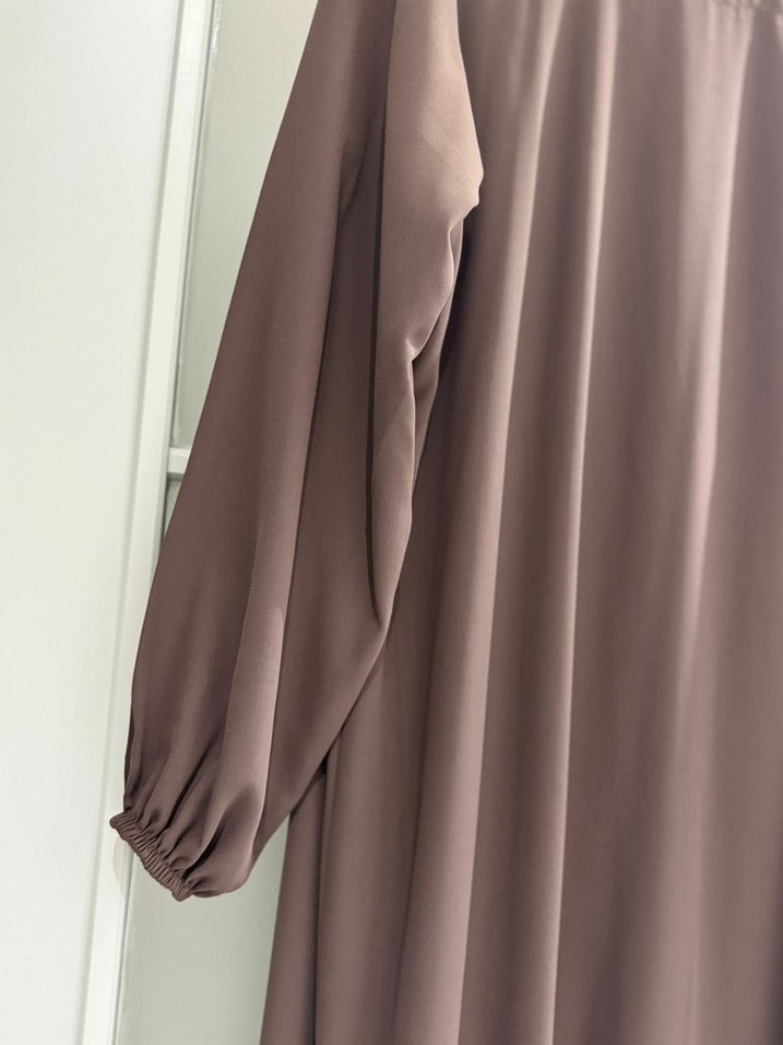 Uzun Kollu Salaş Kadın Elbise - Görsel 2