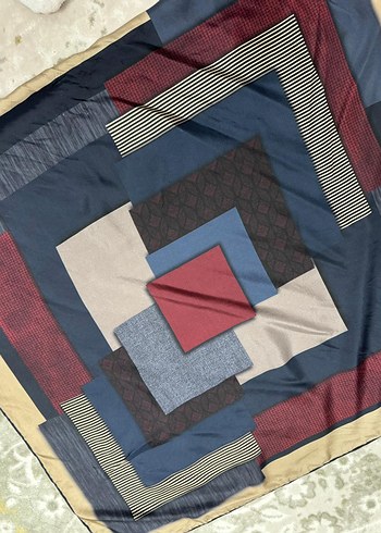 Bohem Çok Renkli Kadın Fular - Görsel 2