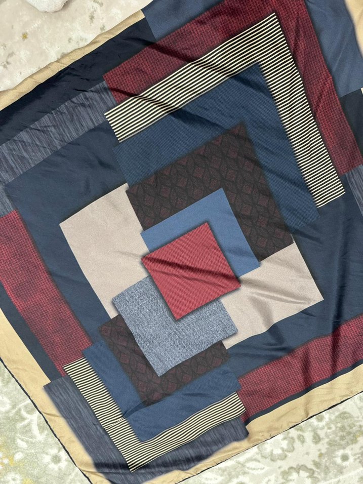 Bohem Çok Renkli Kadın Fular - Görsel 2