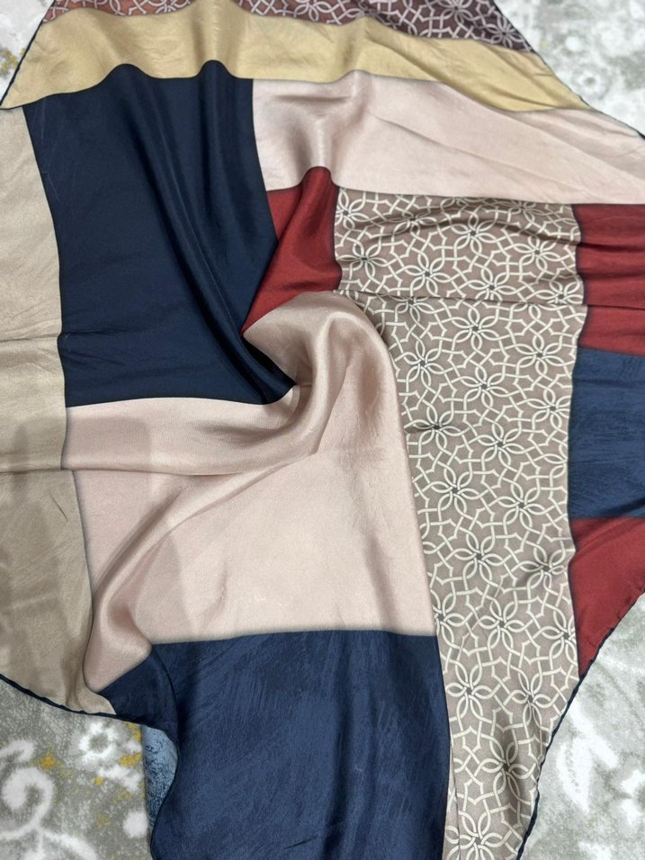 Bohem Çok Renkli Kadın Şal - Görsel 2