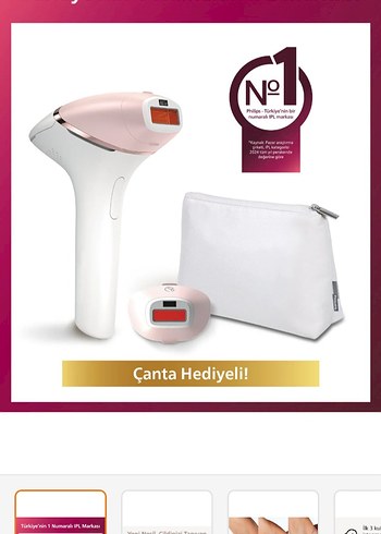 Pembe Pastel Lazer Epilasyon Cihazı - Görsel 3
