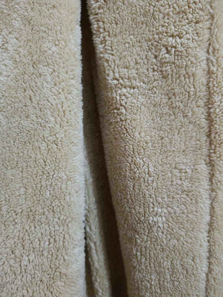 Kadın hardal Uzun Süet Fermuarlı Kaban - Görsel 4