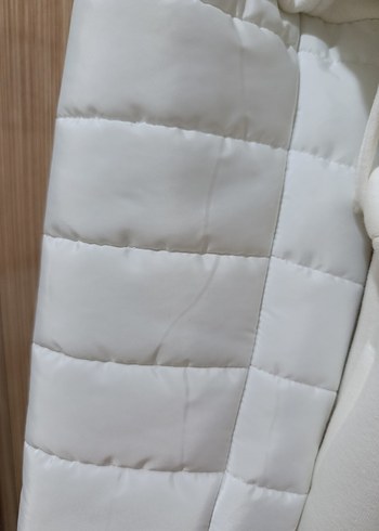 Uzun Beyaz Kadın Kaban - Görsel 3