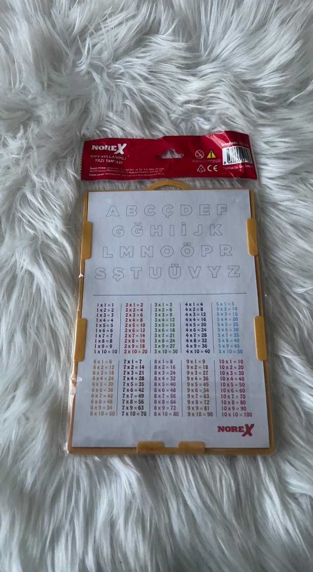 Çift Kullanımlı Yazı Tahtası Beyaz - Görsel 2