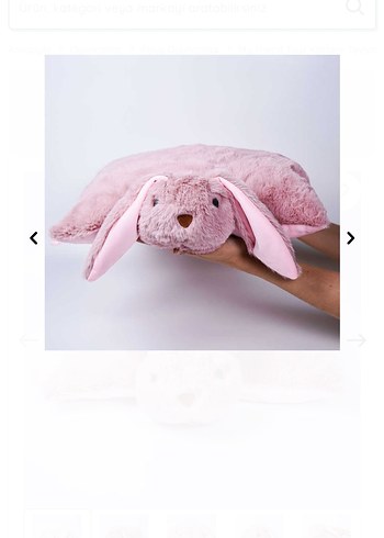 My Friend Toys Katlanır Tavşan Peluş Oyuncak - Görsel 4