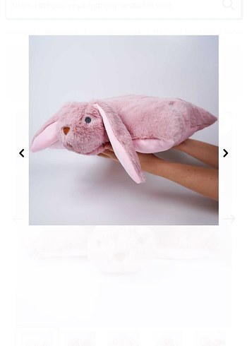 My Friend Toys Katlanır Tavşan Peluş Oyuncak - Görsel 3