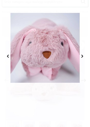 My Friend Toys Katlanır Tavşan Peluş Oyuncak - Görsel 5