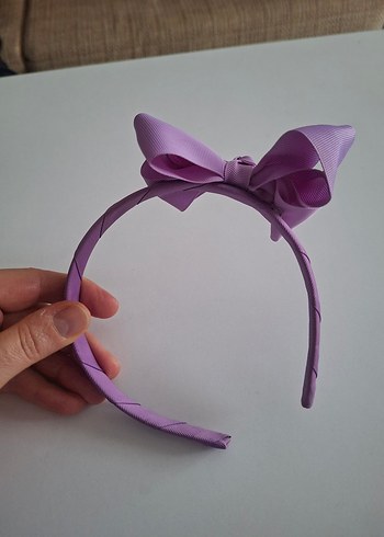 Mor Fiyonk Detaylı Çocuk Taç - Görsel 4