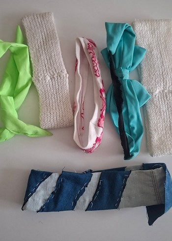 Renkli Elastik Çocuk Saç Bantları - Görsel 2