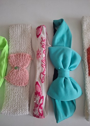 Renkli Elastik Çocuk Saç Bantları - Görsel 4