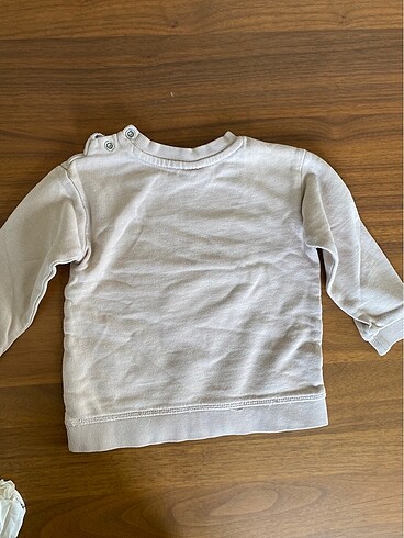 9-12 Ay Beden camel Renk H&m sweatshirt