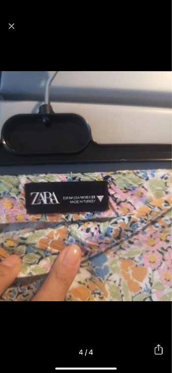 m Beden çeşitli Renk Zara çiçekli midi etek
