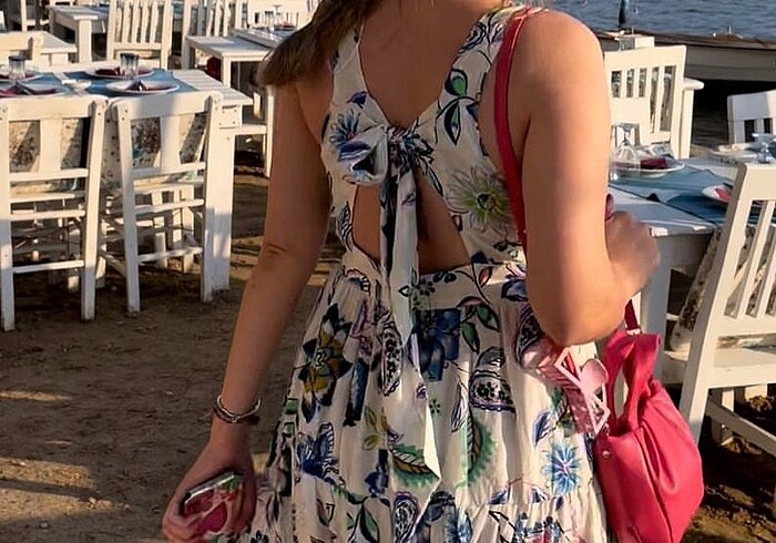 Zara midi elbise