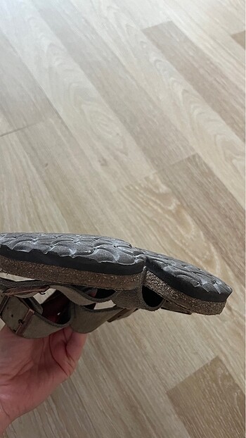 39 Beden haki Renk Birkenstock Arizona süet terlik
