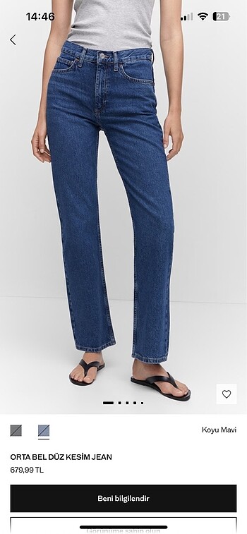 Mango jean