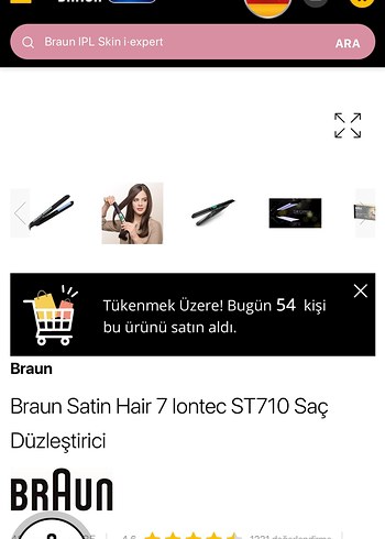 Braun Braun Siyah Saç Düzleştirici satin hair 7