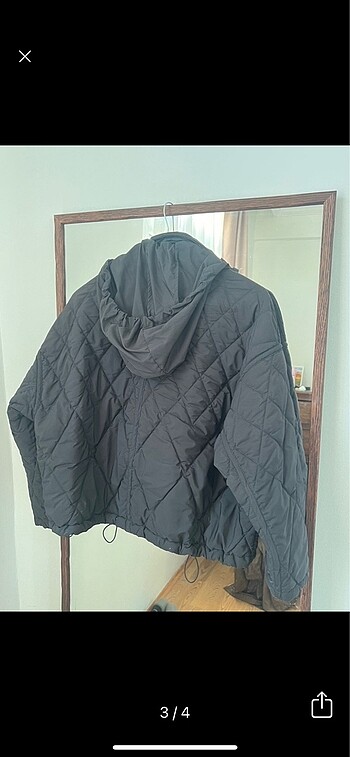 xs Beden zara mont antrasit