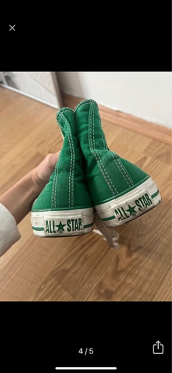 38 Beden yeşil Renk yeşil converse