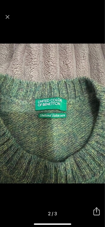 Benetton benetton kazak yeşil