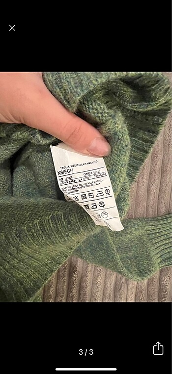 s Beden benetton kazak yeşil